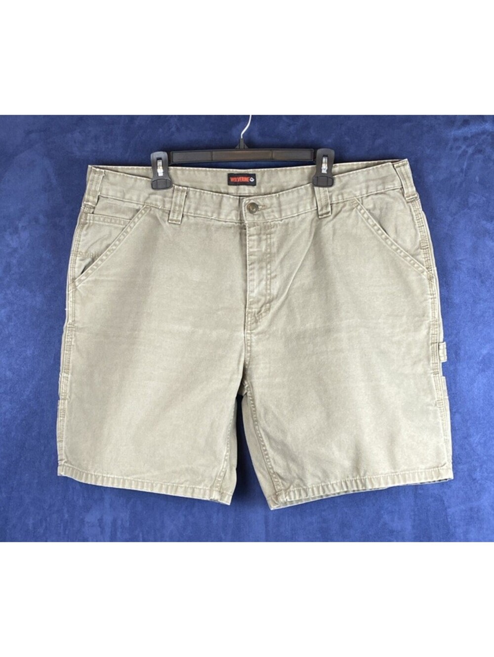 Wolverine Cargo Carpenter Work Shorts Mens Sz 40 Heavy Duty Duck Canvas